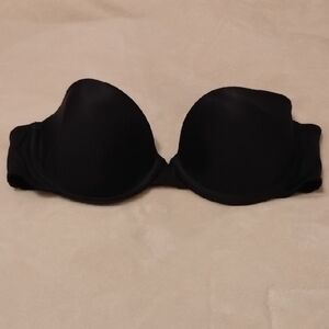Victoria's Secret Classic Black Strapless Bra Size 36B